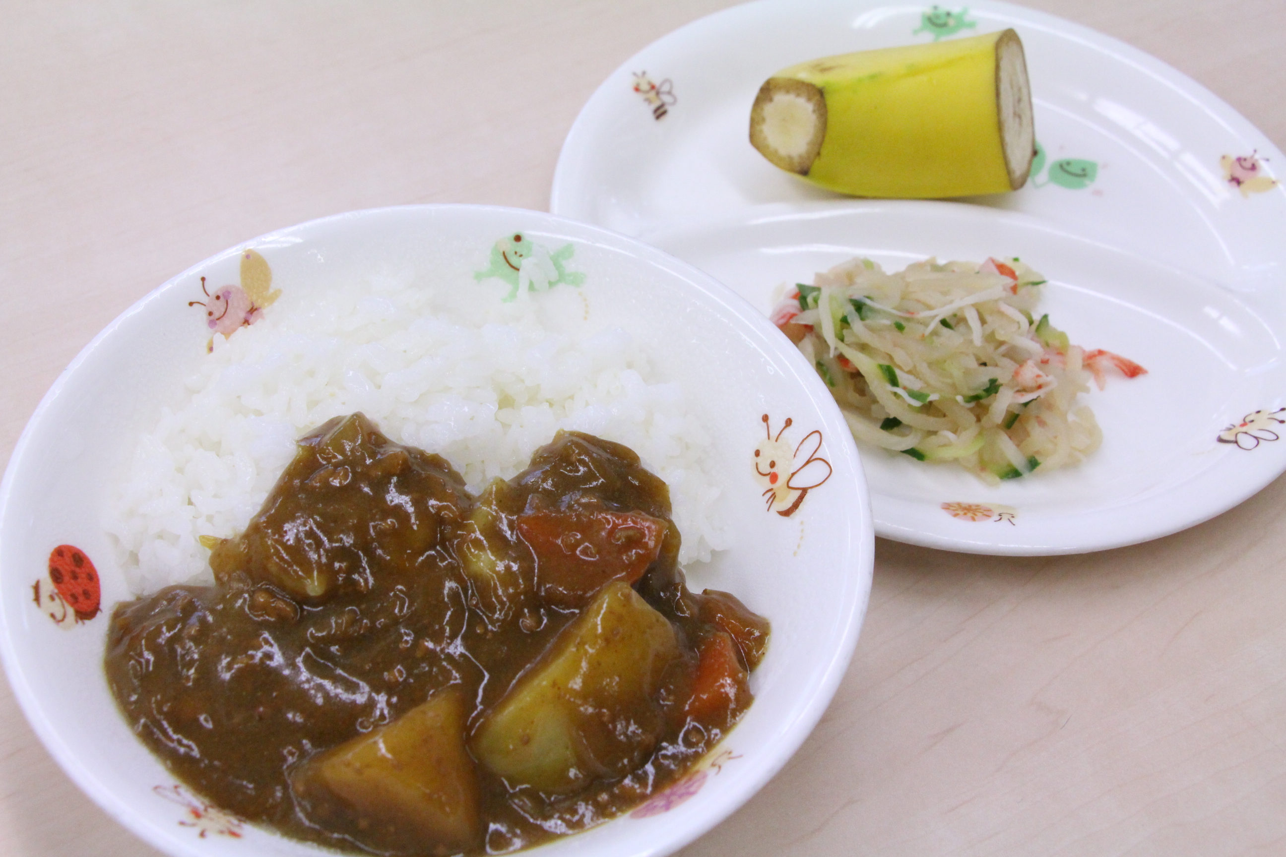 今日 6 7 の給食です 認定こども園つばめ 広島県安芸郡府中町